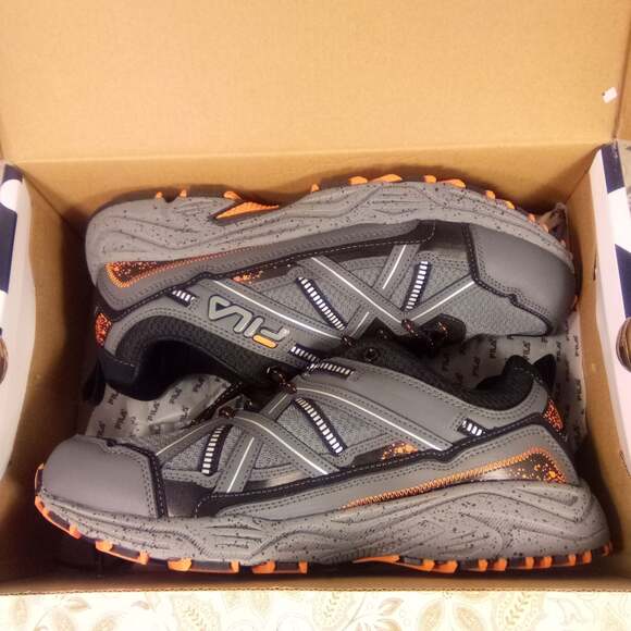 Fila Ascente Trail Men Sneakers Gray Wide - Picture 2 of 8